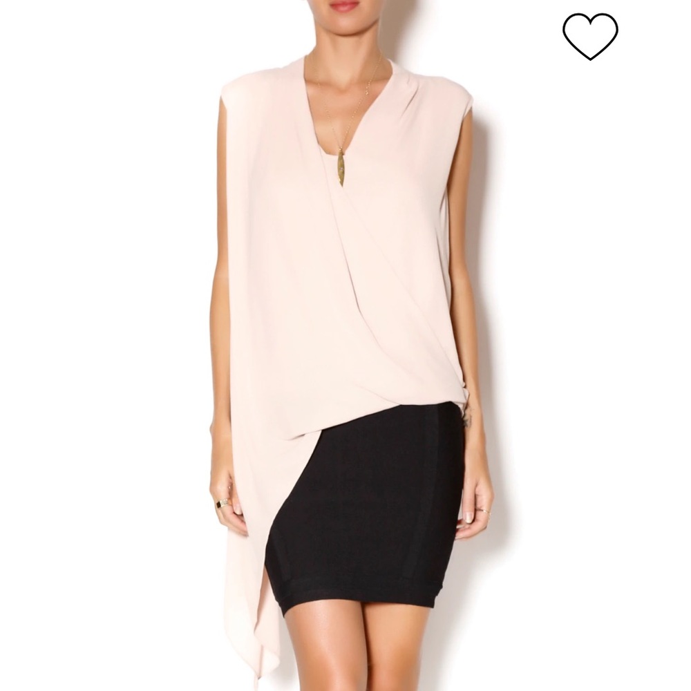 BCBGMAXAZRIA Cecil Drape Top